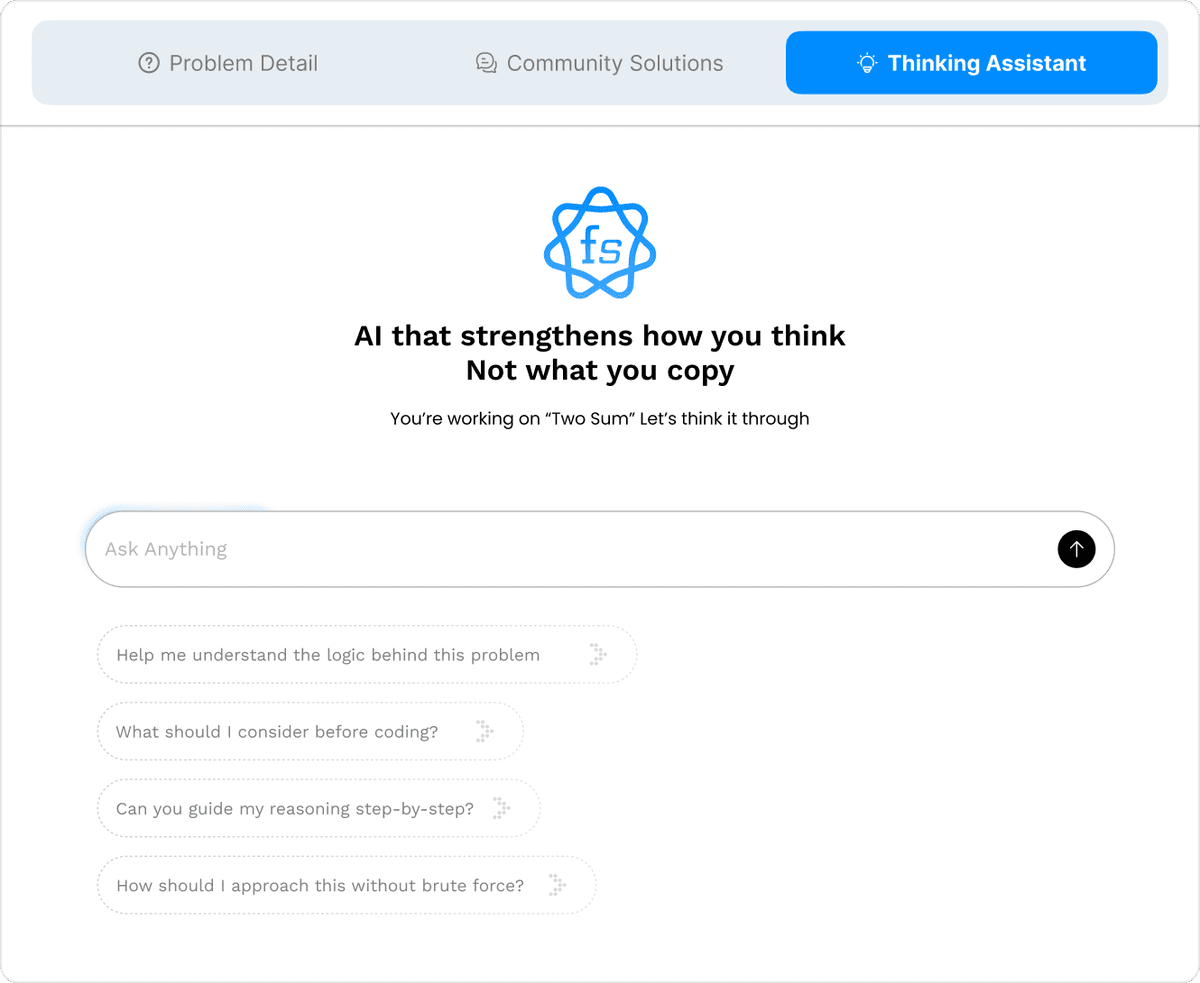 AI Assistant Interaction Area